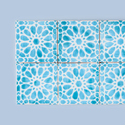 Mogador Turquoise | 11X11X1 Cm